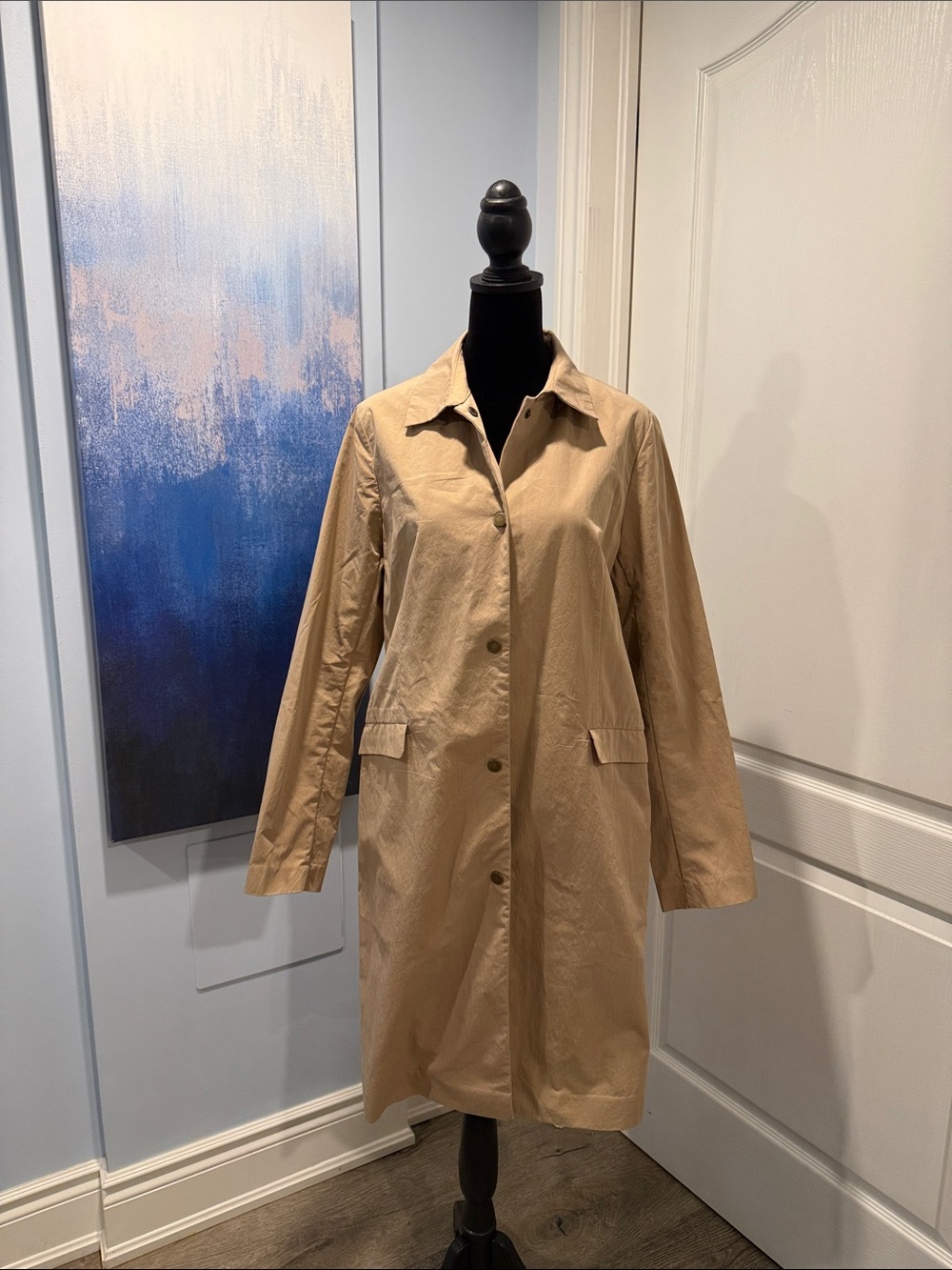 Uniqlo Tan Lightweight Women's Trench Coat